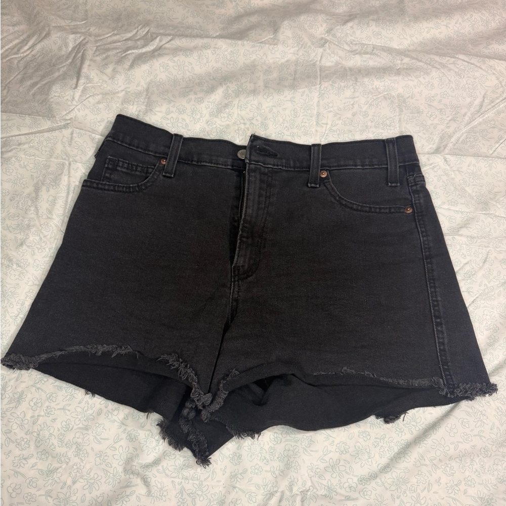 Levi's Black Jean Shorts for Women